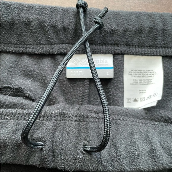 Columbia - Black Fleece Pants Men’s Large - Picture 4 of 8